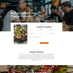 Piazza Venezia - Italian Cusine - eShop Ready Website Design